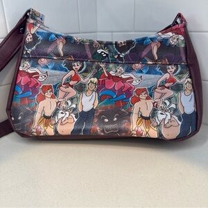 Vibrant Cartoon Print Shoulder Bag